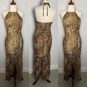 Leopard Print PRETTYLITTLETHING Maxi Dress